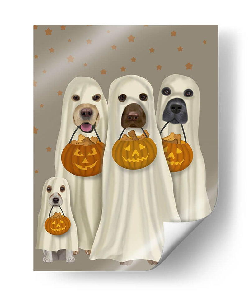 Truco De Halloween O Perros De Tratar - Fab Funky | Cuadro decorativo de Canvas Lab