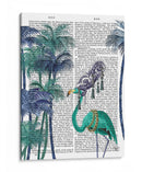 Palmeras Verdes De Flamenco - Fab Funky | Cuadro decorativo de Canvas Lab