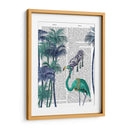 Palmeras Verdes De Flamenco - Fab Funky | Cuadro decorativo de Canvas Lab