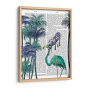 Palmeras Verdes De Flamenco - Fab Funky | Cuadro decorativo de Canvas Lab
