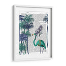 Palmeras Verdes De Flamenco - Fab Funky | Cuadro decorativo de Canvas Lab