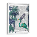 Palmeras Verdes De Flamenco - Fab Funky | Cuadro decorativo de Canvas Lab