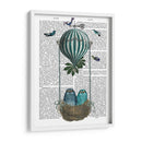 Owl Globo Nido - Fab Funky | Cuadro decorativo de Canvas Lab