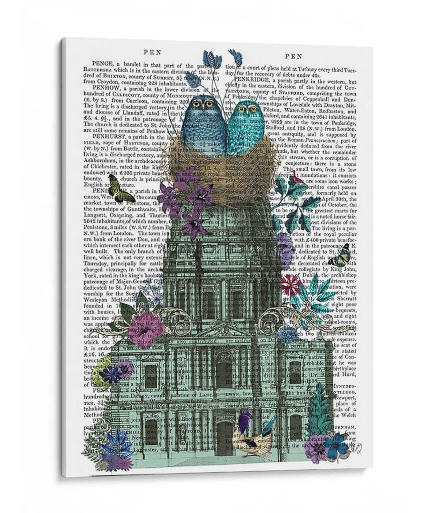 Basílica Owl - Fab Funky | Cuadro decorativo de Canvas Lab