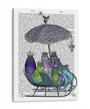 Búho Trineo - Fab Funky | Cuadro decorativo de Canvas Lab