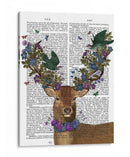 Birduidor Deer, Pájaros De Amor Verde - Fab Funky | Cuadro decorativo de Canvas Lab