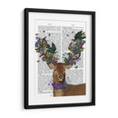Birduidor Deer, Pájaros De Amor Verde - Fab Funky | Cuadro decorativo de Canvas Lab