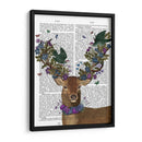 Birduidor Deer, Pájaros De Amor Verde - Fab Funky | Cuadro decorativo de Canvas Lab