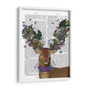Birduidor Deer, Pájaros De Amor Verde - Fab Funky | Cuadro decorativo de Canvas Lab