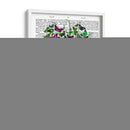 Butterfly Heart Bush, Verde Y Rosa - Fab Funky | Cuadro decorativo de Canvas Lab