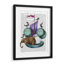 Elefante En La Aeronave - Fab Funky | Cuadro decorativo de Canvas Lab
