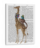 Jirafa Y Mono - Fab Funky | Cuadro decorativo de Canvas Lab