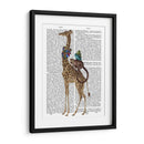 Jirafa Y Mono - Fab Funky | Cuadro decorativo de Canvas Lab