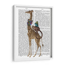 Jirafa Y Mono - Fab Funky | Cuadro decorativo de Canvas Lab