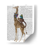 Jirafa Y Mono - Fab Funky | Cuadro decorativo de Canvas Lab