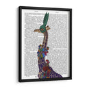 Máscara De Conejito De Jirafa, Retrato - Fab Funky | Cuadro decorativo de Canvas Lab