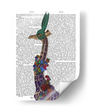 Máscara De Conejito De Jirafa, Retrato - Fab Funky | Cuadro decorativo de Canvas Lab