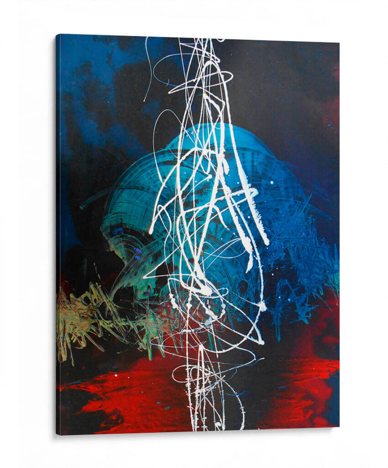 Montando el rayo - Carlos Pixley | Cuadro decorativo de Canvas Lab