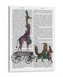 Entrega De Jirafa - Fab Funky | Cuadro decorativo de Canvas Lab