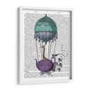 Jirafa En Tetera - Fab Funky | Cuadro decorativo de Canvas Lab