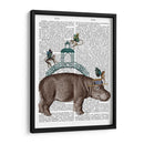 Hippo Y Puente Mono - Fab Funky | Cuadro decorativo de Canvas Lab
