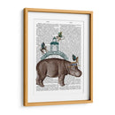 Hippo Y Puente Mono - Fab Funky | Cuadro decorativo de Canvas Lab