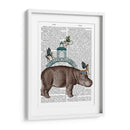 Hippo Y Puente Mono - Fab Funky | Cuadro decorativo de Canvas Lab