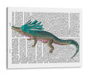 Cocodrilo Con Tocado - Fab Funky | Cuadro decorativo de Canvas Lab