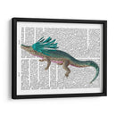 Cocodrilo Con Tocado - Fab Funky | Cuadro decorativo de Canvas Lab