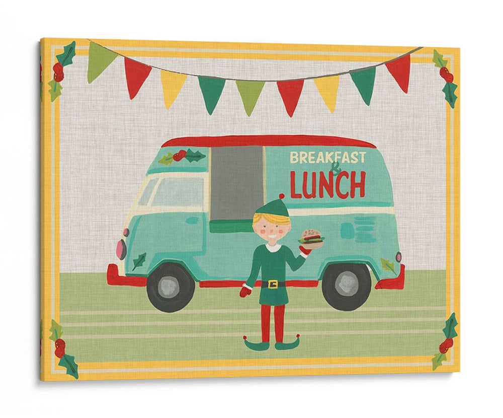 Colección De Vacaciones De Camiones De Comida A - June Erica Vess | Cuadro decorativo de Canvas Lab