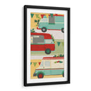 Colección De Vacaciones De Camiones De Comida B - June Erica Vess | Cuadro decorativo de Canvas Lab
