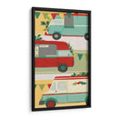Colección De Vacaciones De Camiones De Comida B - June Erica Vess | Cuadro decorativo de Canvas Lab