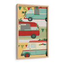 Colección De Vacaciones De Camiones De Comida B - June Erica Vess | Cuadro decorativo de Canvas Lab