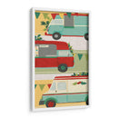Colección De Vacaciones De Camiones De Comida B - June Erica Vess | Cuadro decorativo de Canvas Lab