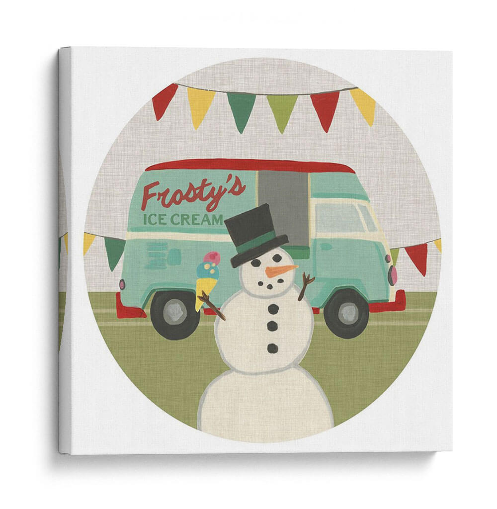 Colección De Vacaciones De Camiones De Comida C - June Erica Vess | Cuadro decorativo de Canvas Lab