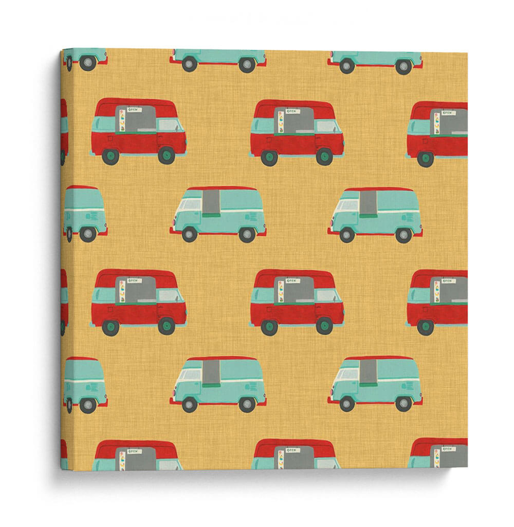 Colección De Vacaciones De Camiones De Comida F - June Erica Vess | Cuadro decorativo de Canvas Lab