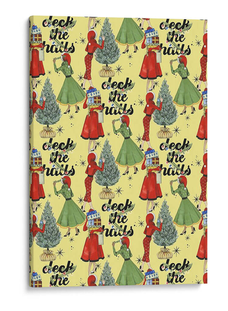 Colección De Navidad Vintage E - Grace Popp | Cuadro decorativo de Canvas Lab
