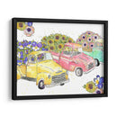 Colección De Camiones De Flores A - Catherine McGuire | Cuadro decorativo de Canvas Lab