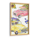 Colección De Camiones De Flores B - Catherine McGuire | Cuadro decorativo de Canvas Lab