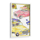 Colección De Camiones De Flores B - Catherine McGuire | Cuadro decorativo de Canvas Lab