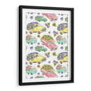 Colección De Camiones De Flores E - Catherine McGuire | Cuadro decorativo de Canvas Lab