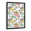 Colección De Camiones De Flores E - Catherine McGuire | Cuadro decorativo de Canvas Lab