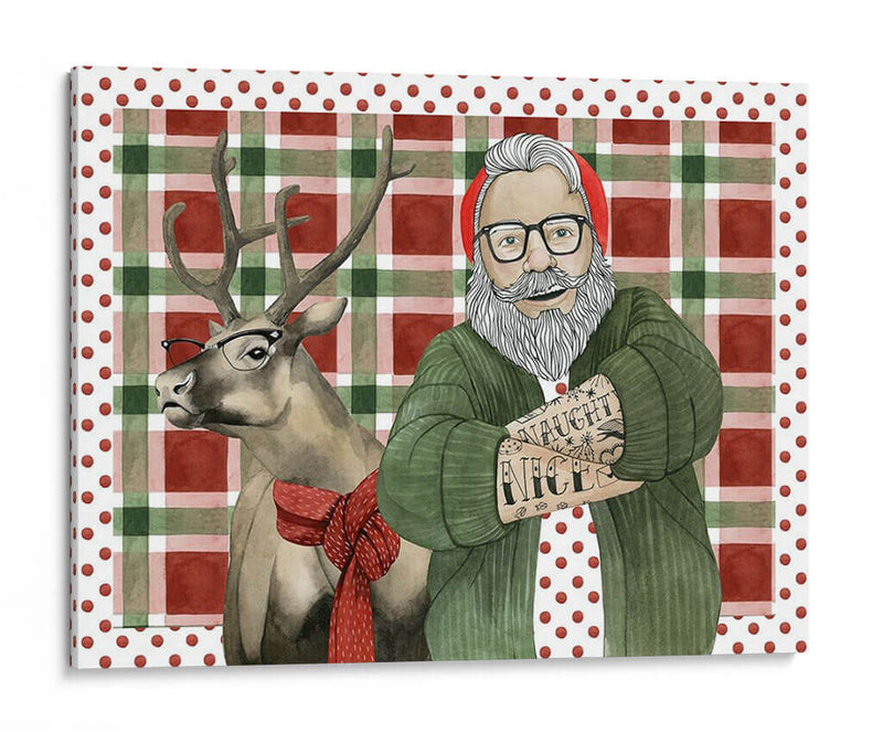 Colección Hipster Santa A - Grace Popp | Cuadro decorativo de Canvas Lab