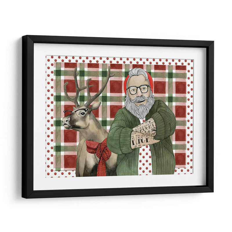 Colección Hipster Santa A - Grace Popp | Cuadro decorativo de Canvas Lab