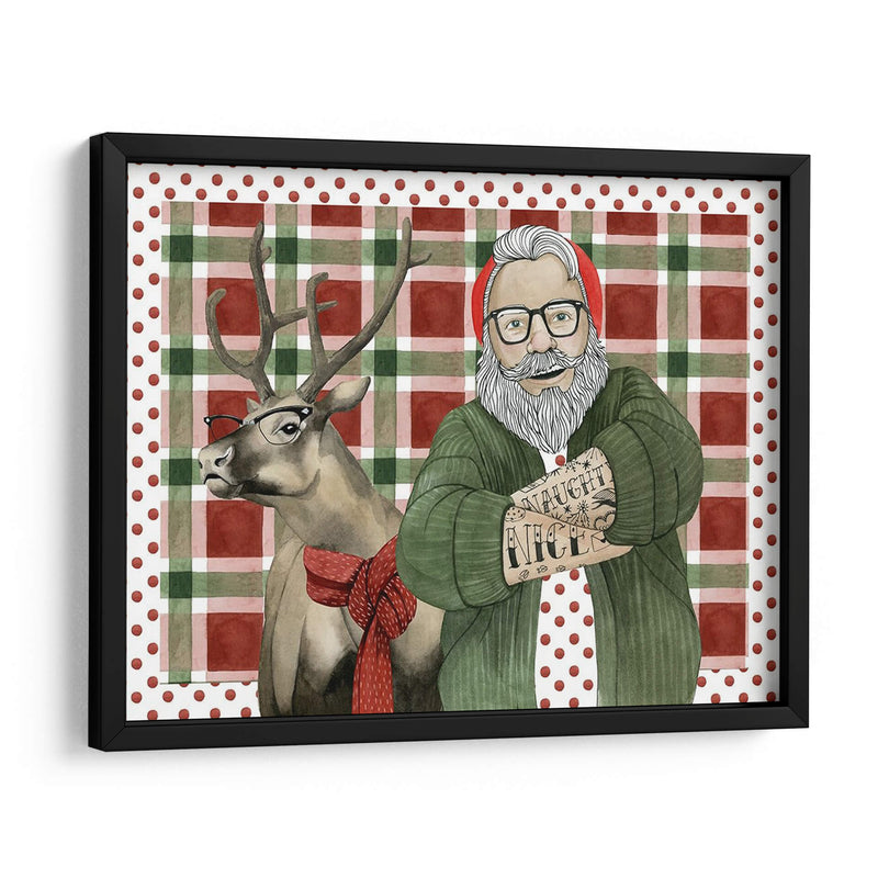 Colección Hipster Santa A - Grace Popp | Cuadro decorativo de Canvas Lab