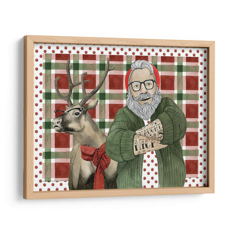 Colección Hipster Santa A - Grace Popp | Cuadro decorativo de Canvas Lab