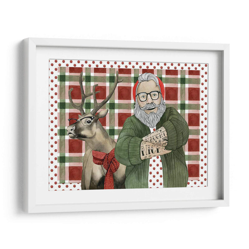 Colección Hipster Santa A - Grace Popp | Cuadro decorativo de Canvas Lab