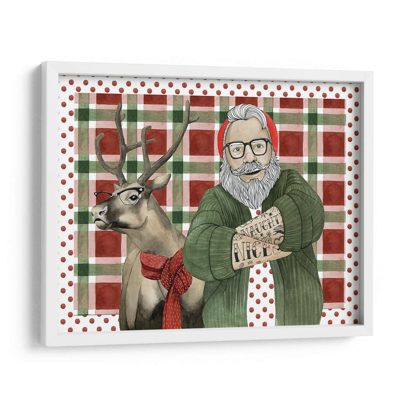 Colección Hipster Santa A - Grace Popp | Cuadro decorativo de Canvas Lab