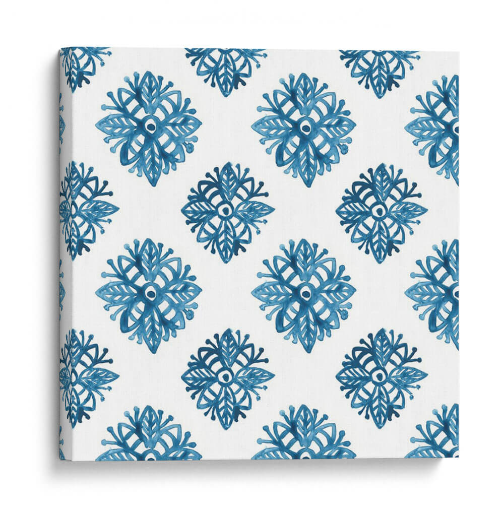 Colección De Sampler Indigo F - June Erica Vess | Cuadro decorativo de Canvas Lab