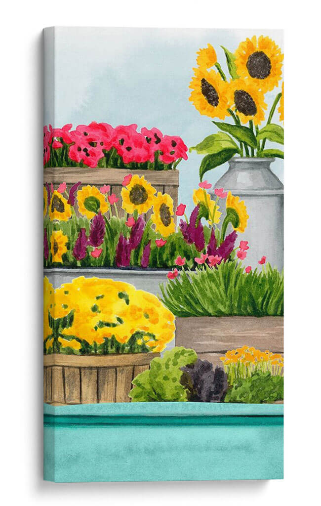 Colección De Flora De Granja B - Grace Popp | Cuadro decorativo de Canvas Lab